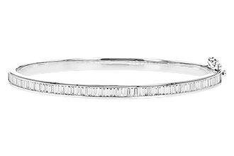 B310-46625: BANGLE 1.02 TW BAGUETTE DIAMONDS