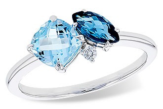 B310-47498: LDS RG 1.49 TW BLUE TOPAZ 1.52 TGW