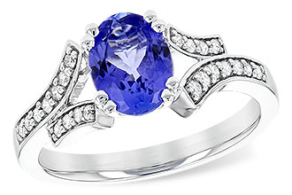 C226-88452: LDS RG 1.15 TANZANITE 1.30 TGW