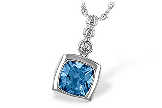 D225-95679: NECK 1.45 BLUE TOPAZ 1.49 TGW