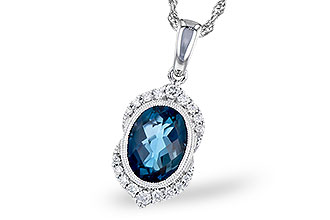 D309-62979: NECK 1.96 LONDON BLUE TOPAZ 2.10 TGW