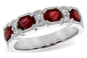 E226-83888: LDS WED RG 1.66 RUBY 1.84 TGW (5x4MM RUBY)