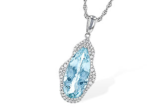 E226-87488: NECK 3.97 AQUAMARINE 4.20 TGW