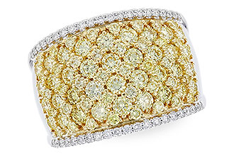 E310-48406: LDS DIA WED RG 2.19 YELLOW DIAS 2.37 TW