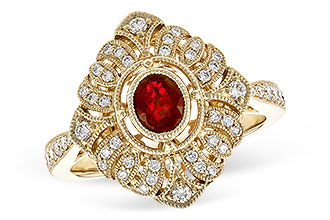 H309-57488: LDS RG .42 RUBY .80 TGW (5x4MM RUBY)