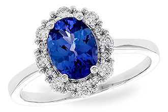 K310-50261: LDS RG 1.02 TANZANITE 1.30 TGW (8x6 OVAL)