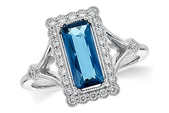 L226-87533: LDS RG 1.58 LONDON BLUE TOPAZ 1.75 TGW