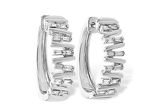 M226-86624: EARR .30 TW BAGUETTE DIAS